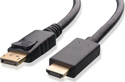 [5210131004661] Powertech Cable DisplayPort male - HDMI male 1m (CAB-DP026)