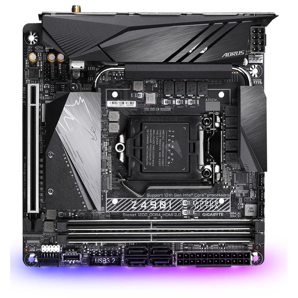 Gigabyte Z490I AORUS ULTRA motherboard LGA 1200 Mini