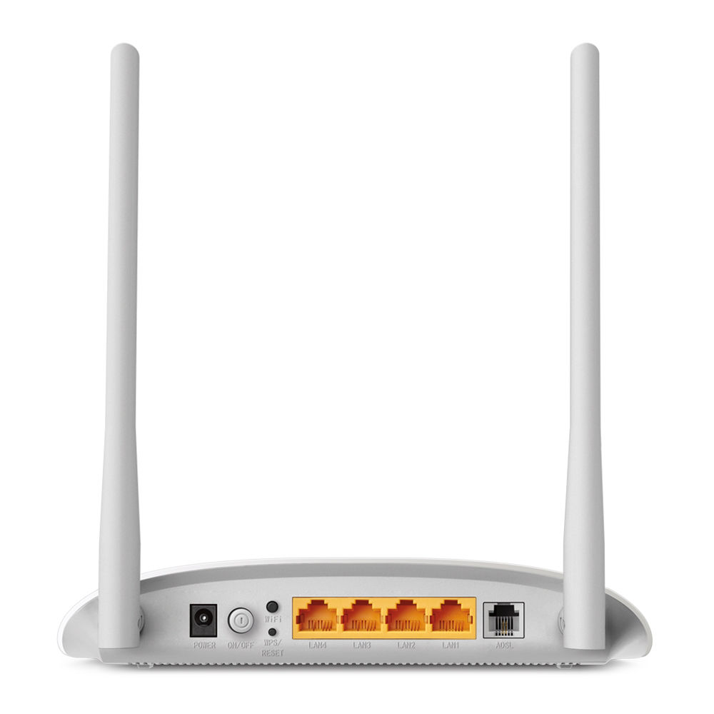 TP-LINK TD-W8961N wireless router Single-band (2.4 GHz) Fast Ethernet Gray, White