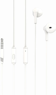 XO Handsfree EP39 Half In-Ear Handsfree 1.15μ Άσπρο