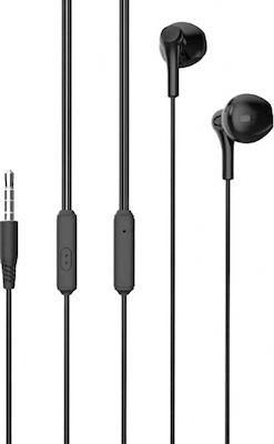 XO Handsfree EP39 Half In-Ear Handsfree 1.15μ Μαύρο