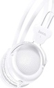 Ακουστικά Stereo Hoco W5 Manno 3.5mm Λευκά με Μικρόφωνο και Πλήκτρο Ελέγχου