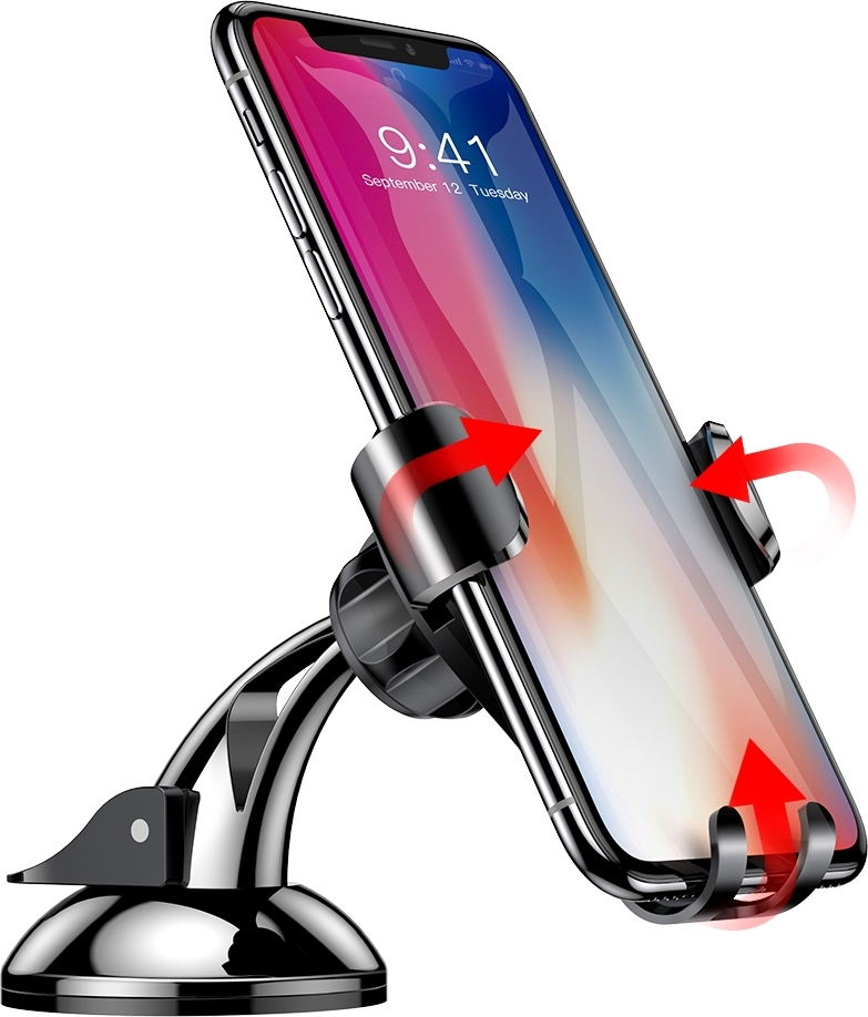 Gravity car mount Baseus Osculum for phone (red)