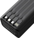 XO PR285 Power Bank 30000mAh με 2 Θύρες USB-A και Θύρα USB-C Power Delivery / Quick Charge 2.0 Μαύρο