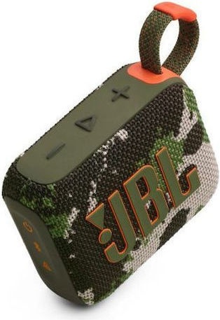 JBL Go 4 Αδιάβροχο Ηχείο Bluetooth 4.2W με Διάρκεια Μπαταρίας έως 7 ώρες Μαύρο