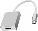 Powertech Μετατροπέας USB-C male σε HDMI female Λευκό 1τμχ CAB-UC006