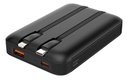 Powertech Power Bank 10000mAh 22.5W με Θύρα USB-A και Θύρα USB-C Power Delivery / Quick Charge 3.0 Μαύρο
