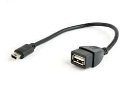 Cablexpert OTG mini USB-B male - USB-A female (A-OTG-AFBM-002)