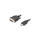 Cable Lanberg CA-HDDV-10CC-0018-BK HDMI M - DVI-D (18+1) M; 1,8m, black