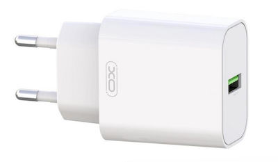 XO L103 (EU) QC3.0 18W Charger White