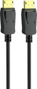 Powertech Cable DisplayPort male - DisplayPort male 2m Μαύρο (CAB-DP045)