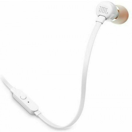 Hands Free JBL Tune 160 In-ear 3.5 mm Pure Bass Sound με Μικρόφωνο JBLT160WHT