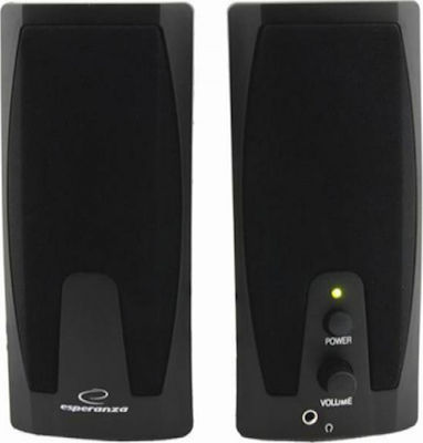 Esperanza EP110 loudspeaker 2-way 6 W Black Wired