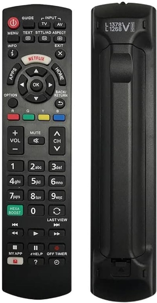 L1378/L1268V TV REMOTE PANASONIC P022221