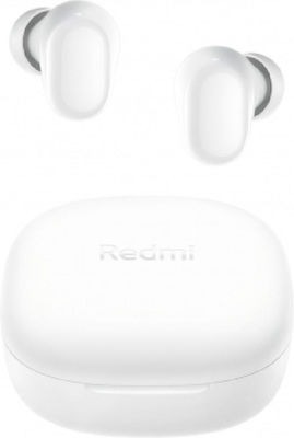 Xiaomi Redmi Buds 6 Play Bluetooth Handsfree Ακουστικά με Θήκη Φόρτισης Λευκά