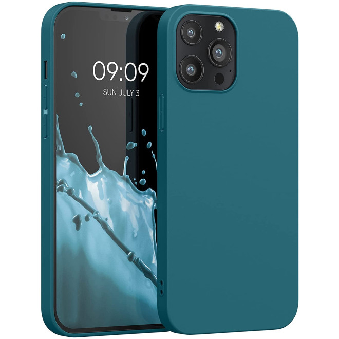 Θήκη Σιλικόνης Apple iPhone 13 Πράσινο-Μπλέ