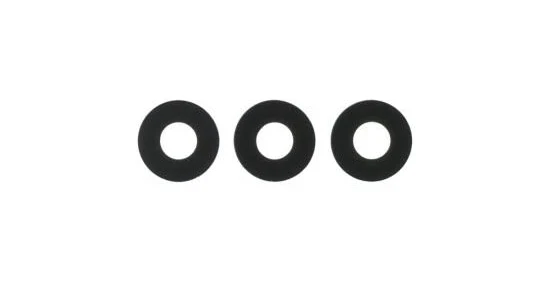 Τζαμάκι Κάμερας / Back Camera Lens για Samsung Galaxy A15 5G / A15 Black (SET 3pcs)