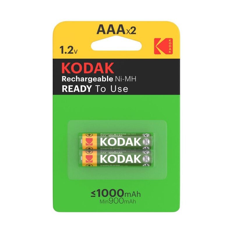 Kodak Ready To Use Επαναφορτιζόμενες Μπαταρίες AAA Ni-MH 650mAh 1.2V 2τμχ