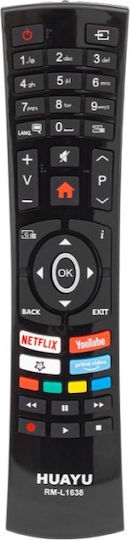 Συμβατό Τηλεχειριστήριο T-1638 Τηλεοράσεις F&amp;U