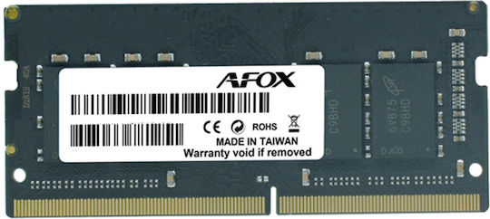 Afox DDR4 με Module 1x8GB και Ταχύτητα 2666 για Laptop