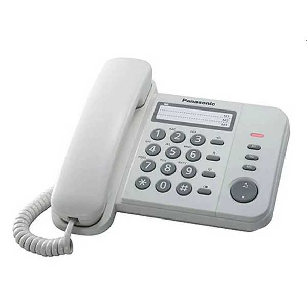 Σταθερό Ψηφιακό Τηλέφωνο Panasonic KX-TS520EX2W ΛΕΥΚΟ