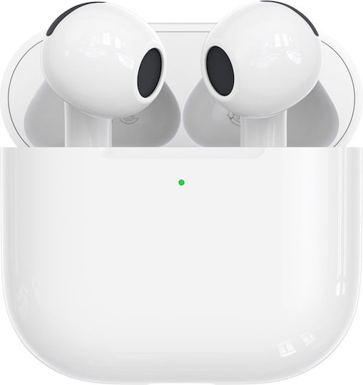 XO Q6 In-ear Bluetooth Handsfree Ακουστικά με Θήκη Φόρτισης Λευκά