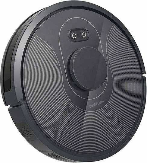 Patona VM16-9610 Σκούπα Ρομπότ για Σκούπισμα &amp; Σφουγγάρισμα με Χαρτογράφηση και Wi-Fi Μαύρη