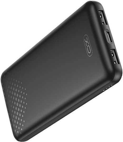 XO PB312 Light Display Power Bank 10000mAh Μαύρο