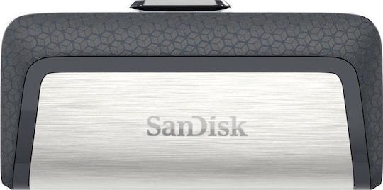 Sandisk Ultra Dual Drive 64GB USB 3.1 Stick με σύνδεση USB-A &amp; USB-C Λευκό