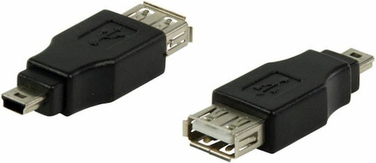 Powertech Μετατροπέας mini USB male σε USB-A female