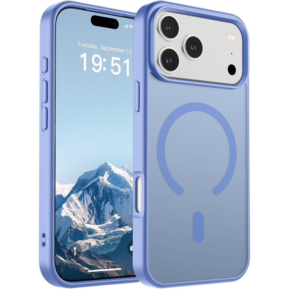 Θήκη Back Cover Electro Magsafe Ημιδιαφανή Για Apple iPhone 17 Pro Max 5G 6,9" Γαλάζιο
