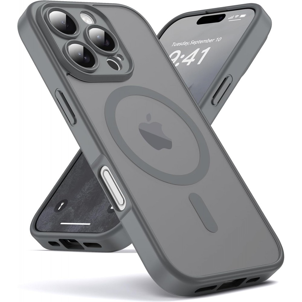 Oem Θήκη Back Cover Electro Magsafe Ημιδιαφανή Για Apple iPhone 13 Pro 6.1" Γκρι