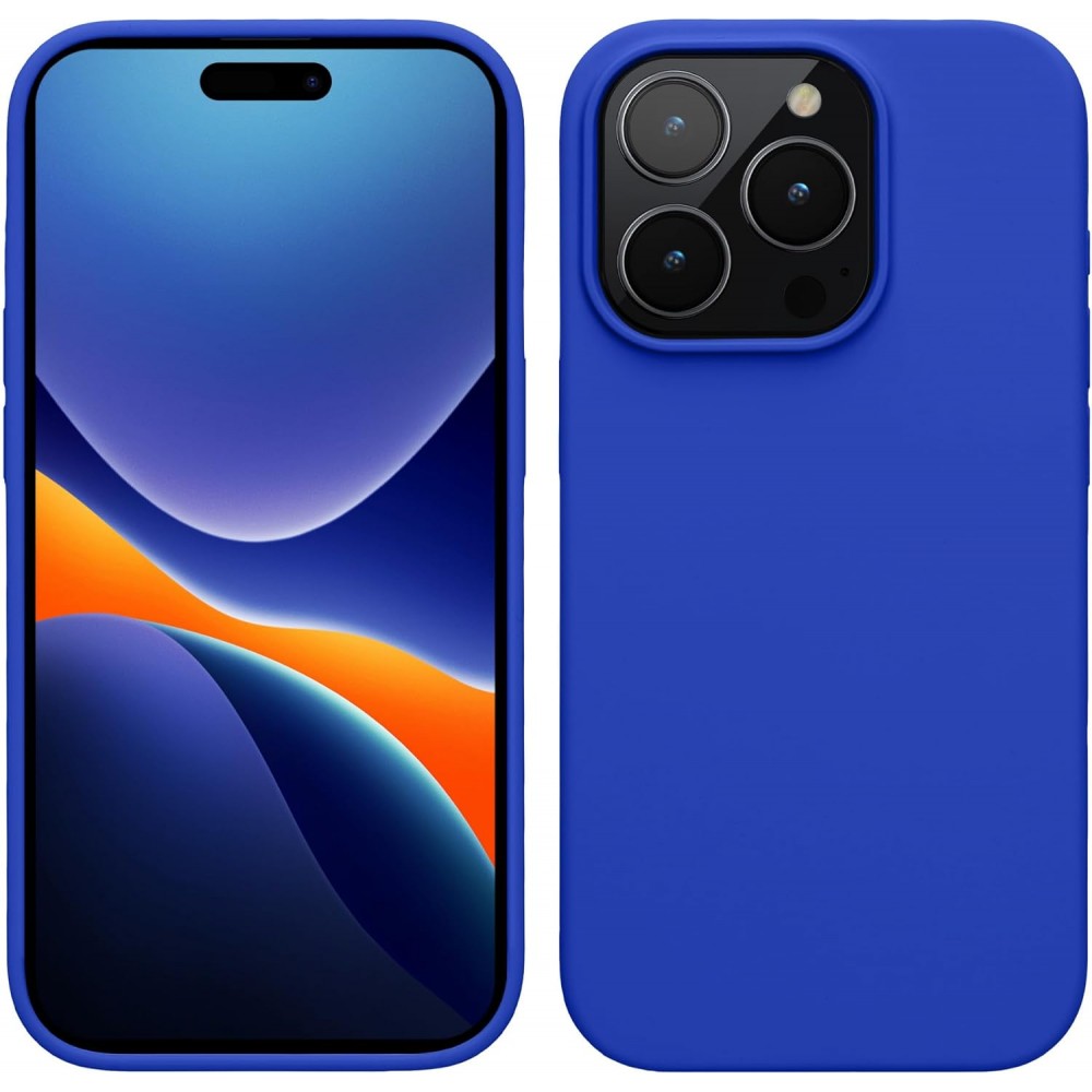 Θήκη Σιλικόνης Matt 1,5 mm Για Apple iPhone 16 Pro 5G 6,3" Ανοιχτό Μπλε