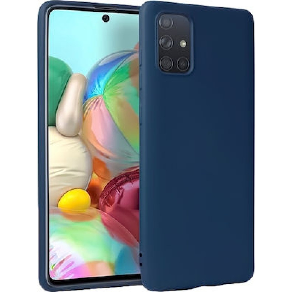 Oem Θήκη Σιλικόνης Soft 2.0 mm Για Samsung Galaxy A72 5G / 4G Lite Μπλε