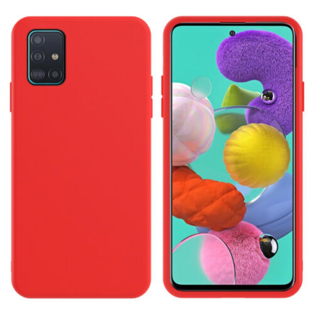 Θήκη Σιλικόνης Matt 1,2 mm Για Samsung Galaxy A72 5G / 4G Lite Κόκκινο