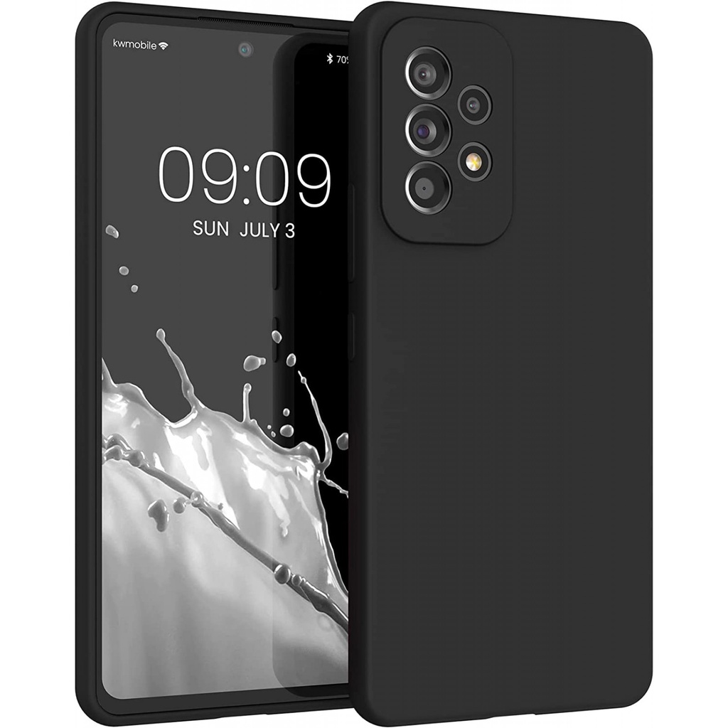 Oem Θήκη Σιλικόνης Matt 1,2 mm Για Samsung Galaxy A53 5G Μαύρο