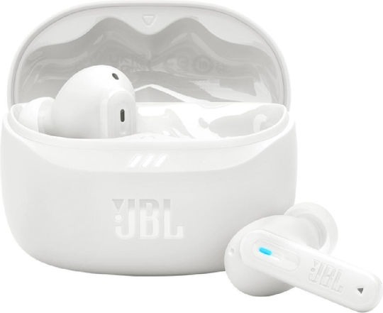 JBL Tune Beam 2 In-ear Bluetooth Handsfree Ακουστικά με Αντοχή στον Ιδρώτα και Θήκη Φόρτισης Λευκά