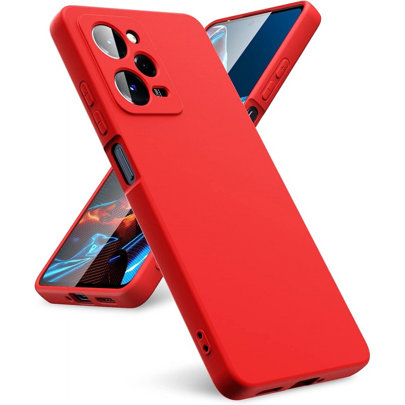 Oem Θήκη Σιλικόνης Matt 1,2 mm Για Xiaomi Redmi Note 12 5G ( Global ) Κόκκινο