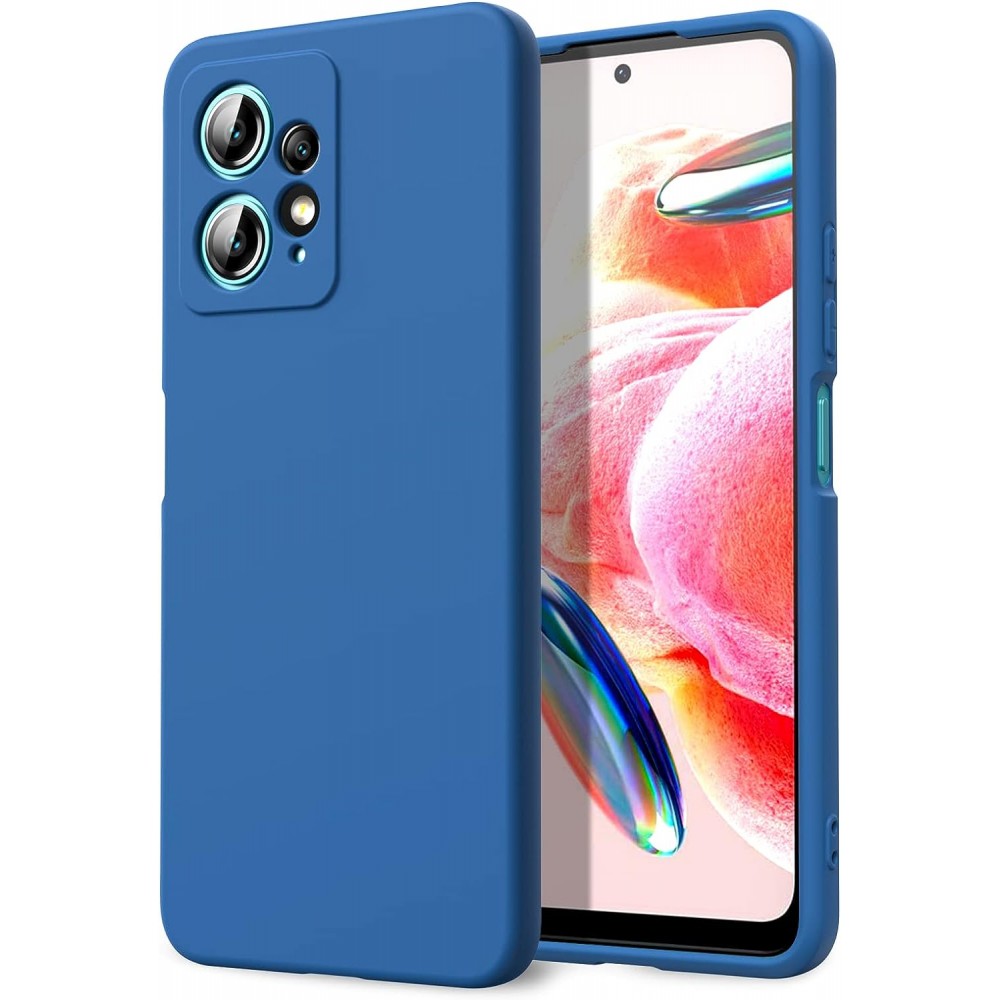 Θήκη Σιλικόνης Matt 1,2 mm Για Xiaomi Redmi Note 12 4G Μπλε