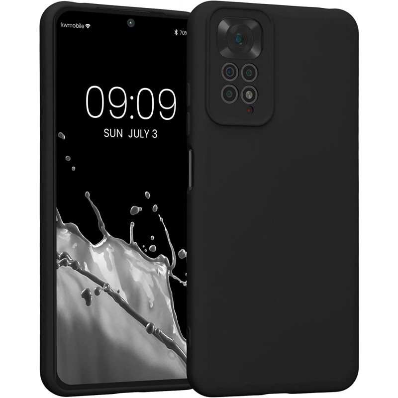 Θήκη Σιλικόνης Για Xiaomi Redmi Note 11 Pro Μαύρη
