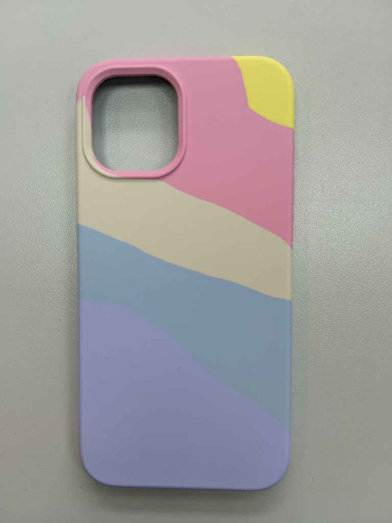 Oem Θήκη Σιλικόνης  Για Apple iPhone 12 Pro Max 6,7'' Rainbow