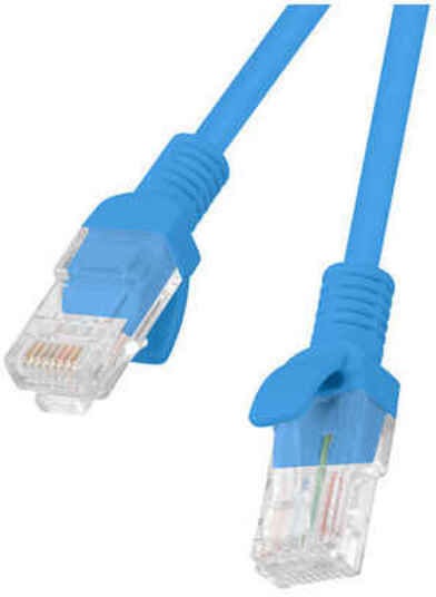 Lanberg U/UTP Cat.6 Καλώδιο Δικτύου Ethernet 15m Μπλε
