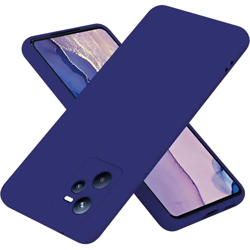 Θήκη Σιλικόνης για Realme C35 Μπλε Σκούρο