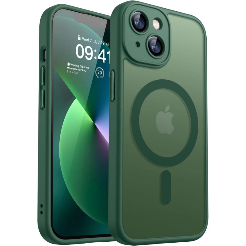 Θήκη Back Cover Electro Magsafe Ημιδιαφανή Για Apple iPhone 14 6.1" Πράσινο