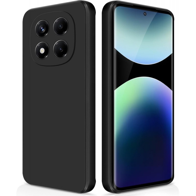 Θήκη Σιλικόνης Matt 1,5 mm για Xiaomi Redmi Note 15 Pro Plus 5G Μαύρο