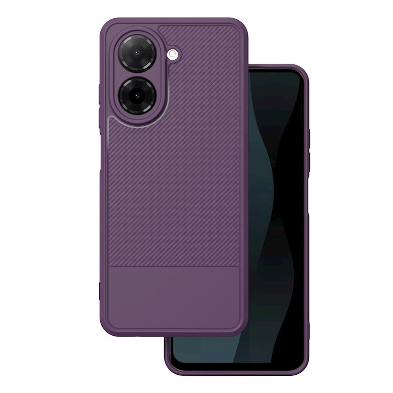 Θήκη Σιλικόνης Simple Carbon Για Xiaomi Redmi A5 4G 173 mm Μωβ