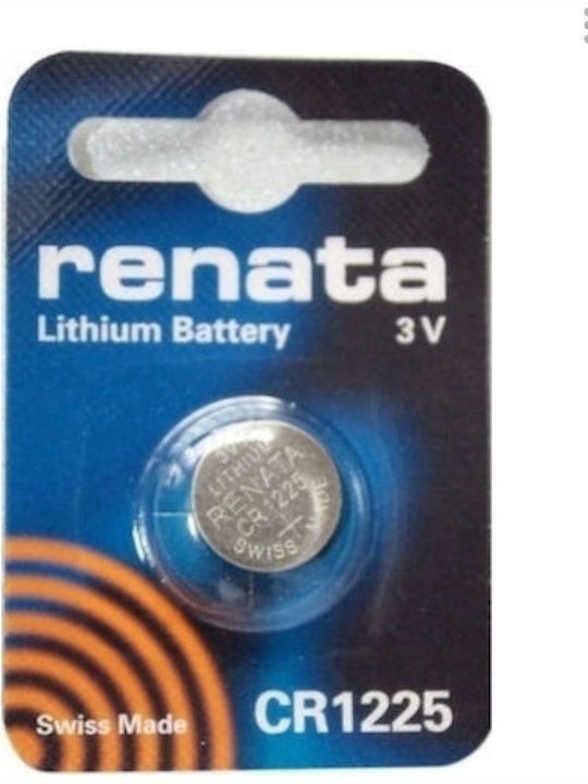 Renata Μπαταρία Λιθίου Ρολογιών CR1225 3V 1τμχ