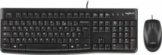 Logitech Desktop MK120 Σετ Πληκτρολόγιο &amp; Ποντίκι Αγγλικό US