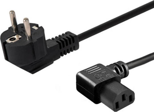 Savio Schuko - IEC C13 Cable 1.2m Μαύρο CL-115