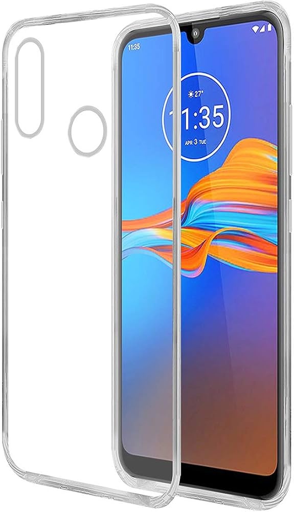 Back Case for Motorola Moto E6s Crystal Clear